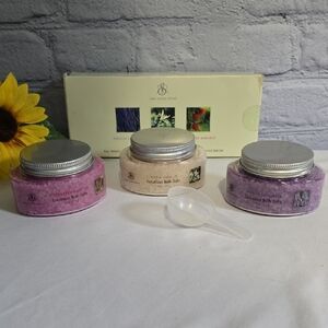 RelaxSoothRefresh Bath Salts Set in Original Packaging